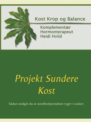 cover image of Projekt Sundere Kost